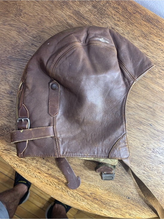 Other - VintageWW2 Canadian or British army aviator military flight combat leatherhelmet